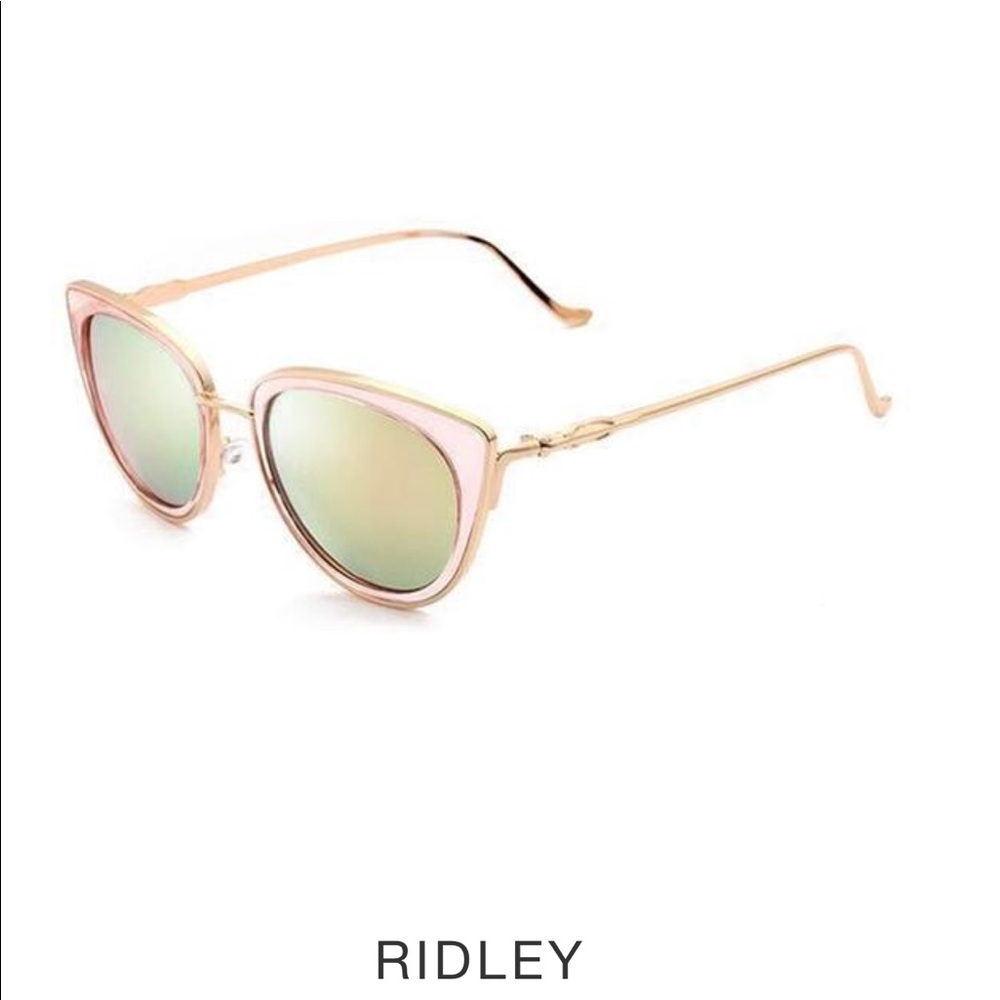 Abella Eyewear rose gold Ridley sunglasses